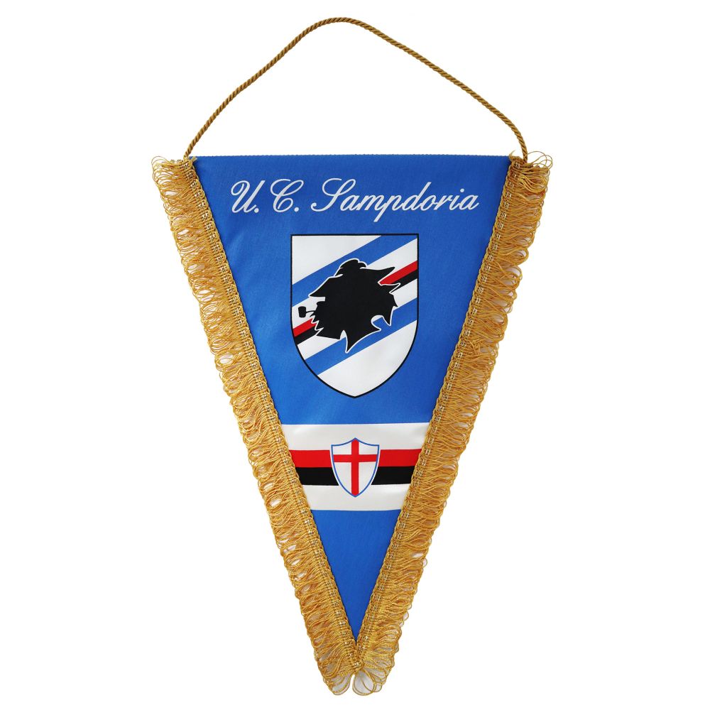 GAGLIARDETTO TRIANGOLARE (25X35 CM) SAMPDORIA