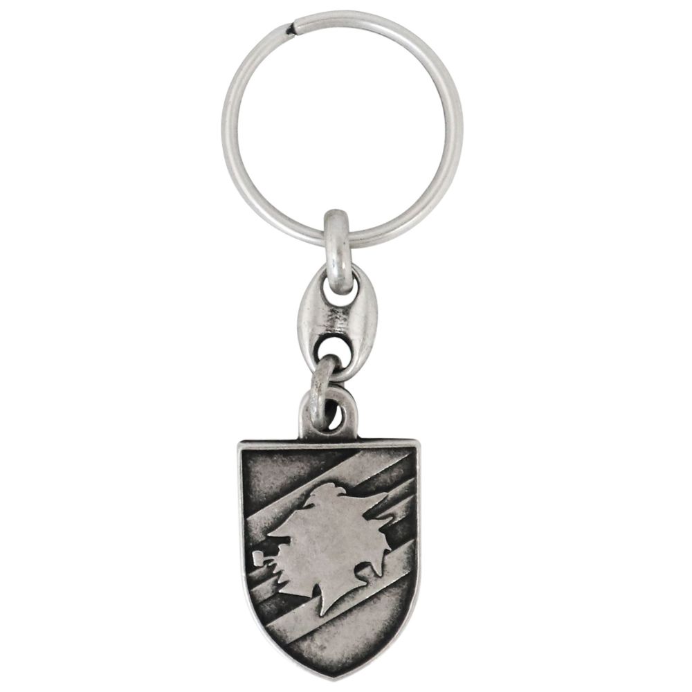 PORTACHIAVI IN METALLO ANTICHIZZATO LOGO UFFICIALE SAMP