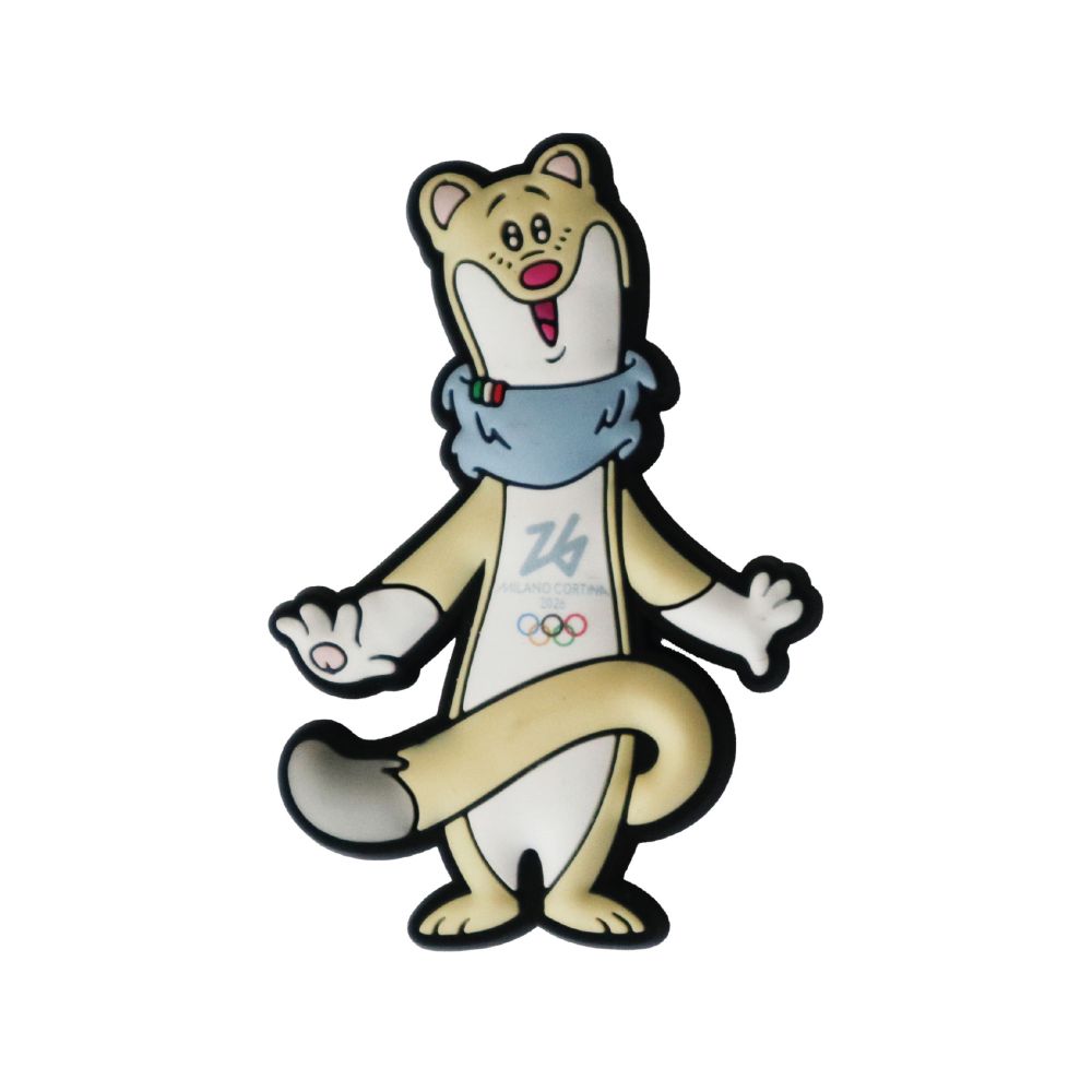 MAGNETE MASCOT TINA PVC H 62 MM - Olimpiadi Milano Cortina 2026