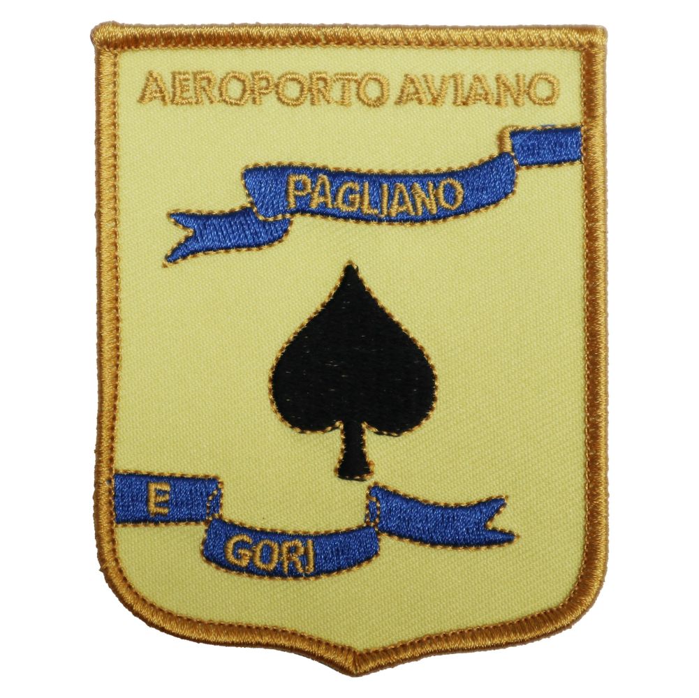 PATCH RICAMATA DA CUCIRE 70X90MM AEROPORTO AVIANO