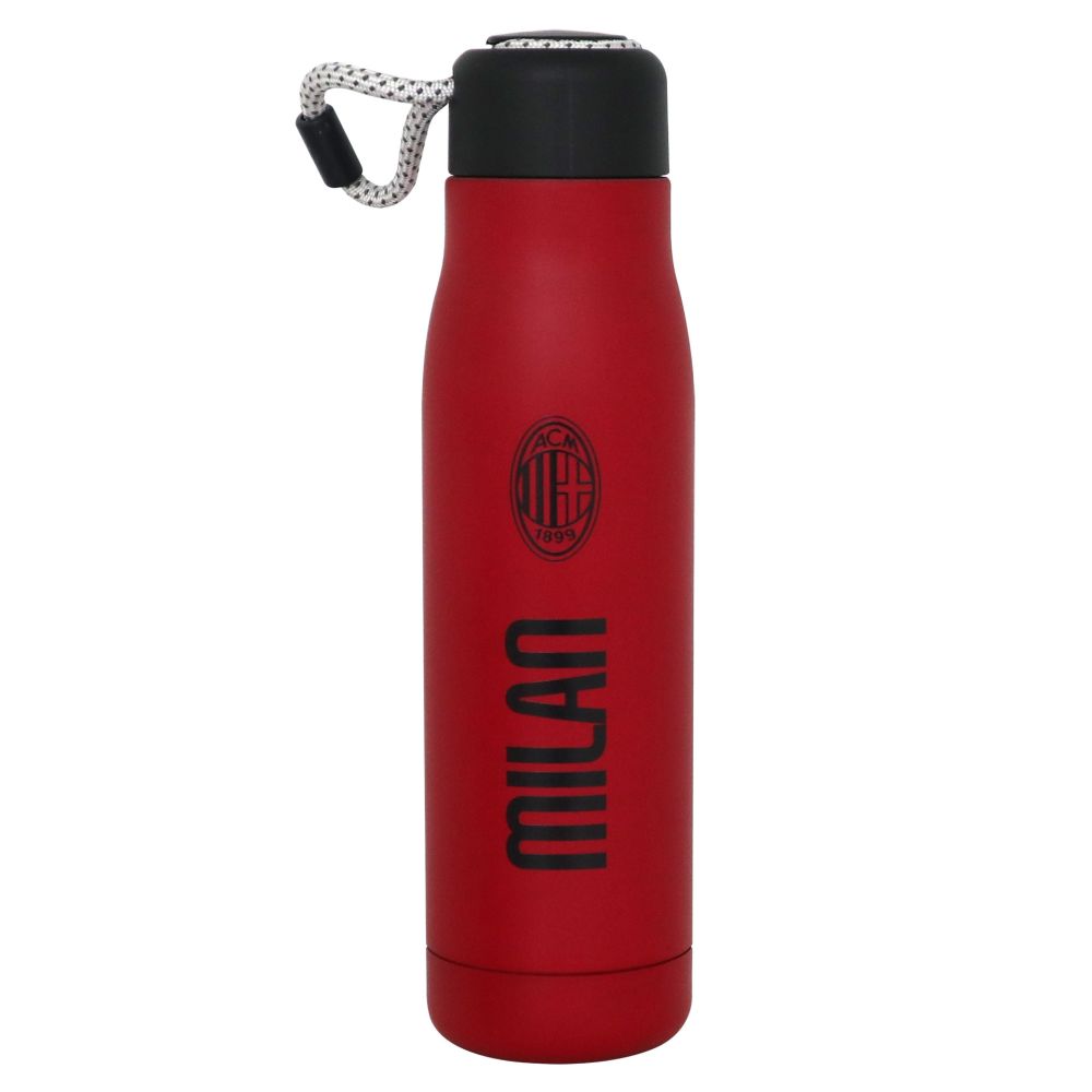 BORRACCIA MILAN IN ACCIAIO INOX DOPPIA PARETE, 500 ML, CHIUSURA A VITE E