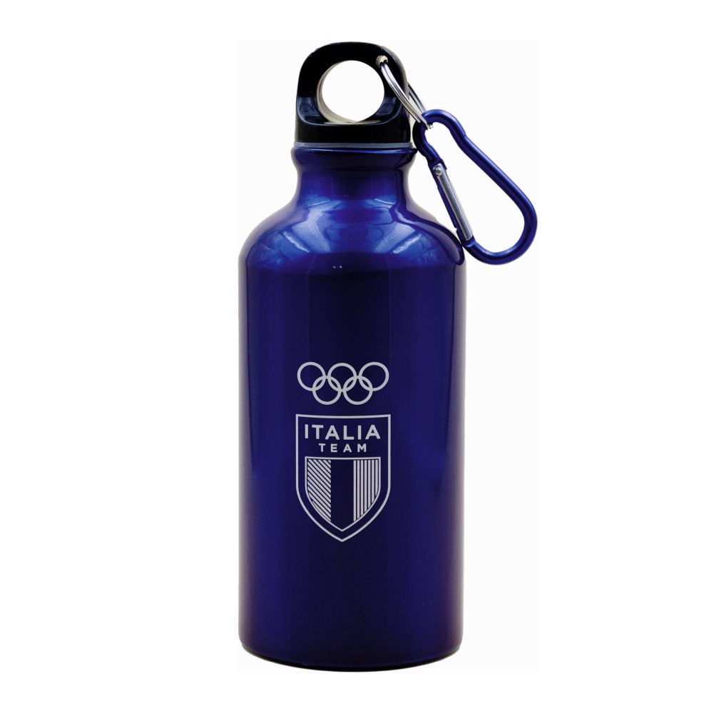 BORRACCIA ACCIAIO BLU 400 ML MOSCHETTONE - Italia Team