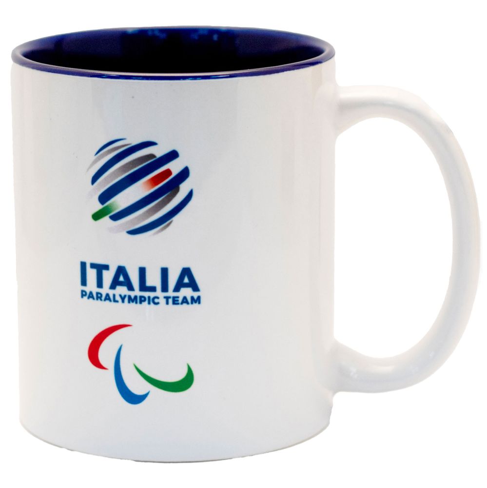 TAZZA MUG CERAMICA DIA 8 CM PARALYMPIC+ITALIA PARALYMPIC TEAM EMBLEMA CO