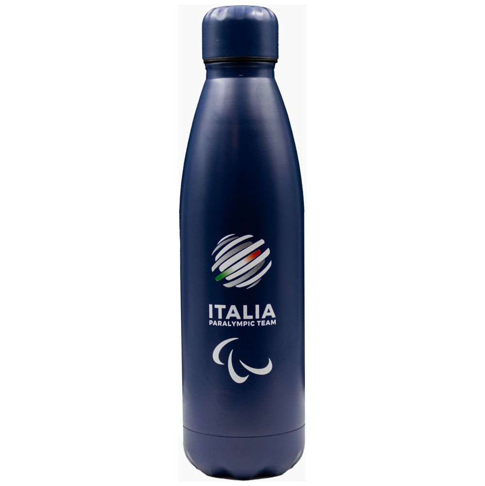 BORRACCIA TERMICA BLU OPACO 500 ML PARALYMPIC+ITALIA PARALYMPIC TEAM EMB