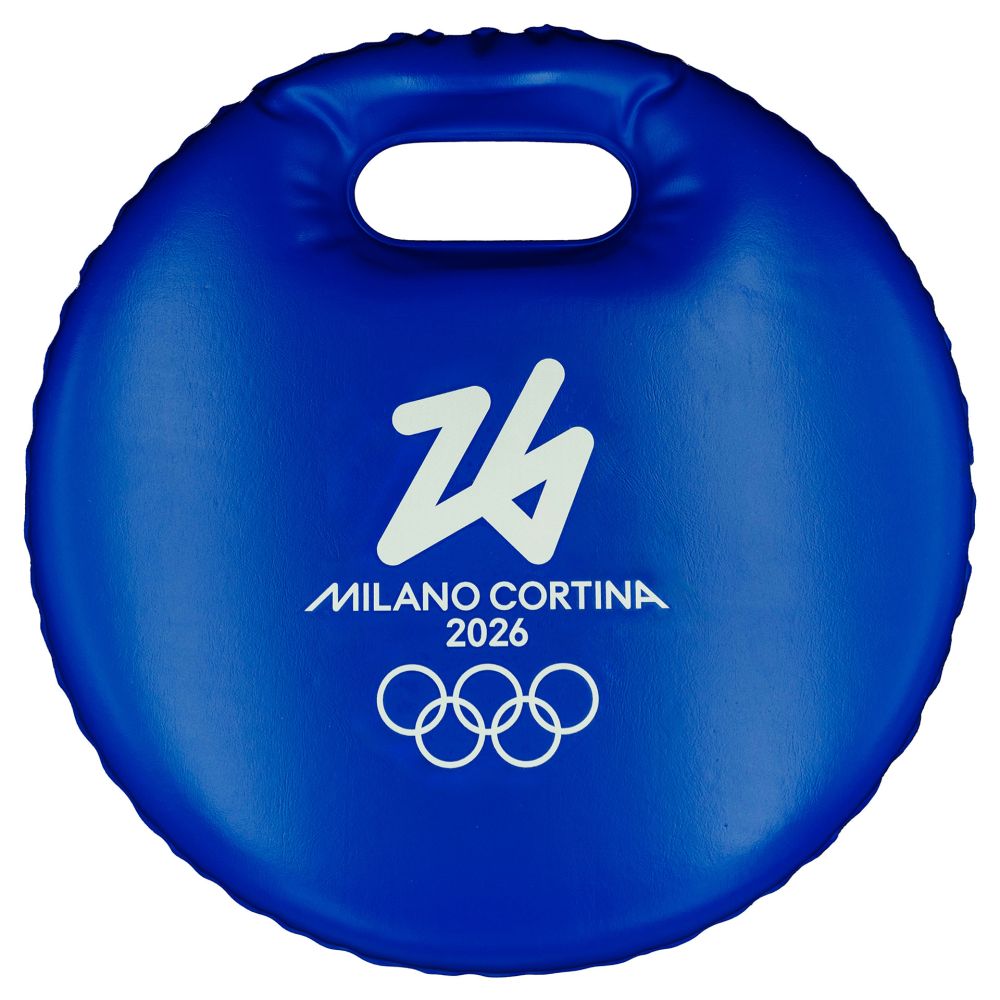 CUSCINO DA NEVE BLU Ø 29CM - Olimpiadi Milano Cortina 2026