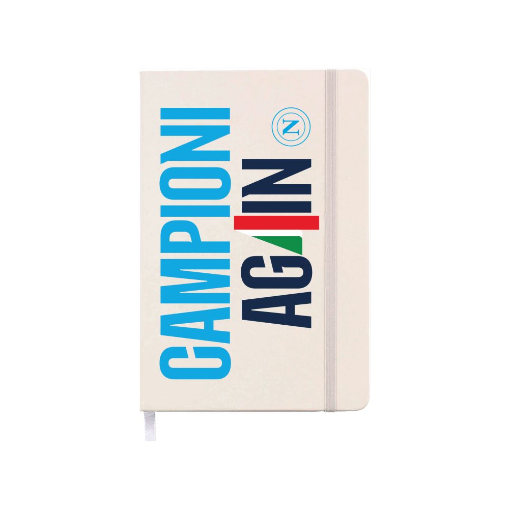 NOTES BIANCO 9x14cm CAMPIONI D'ITALIA AGAIN