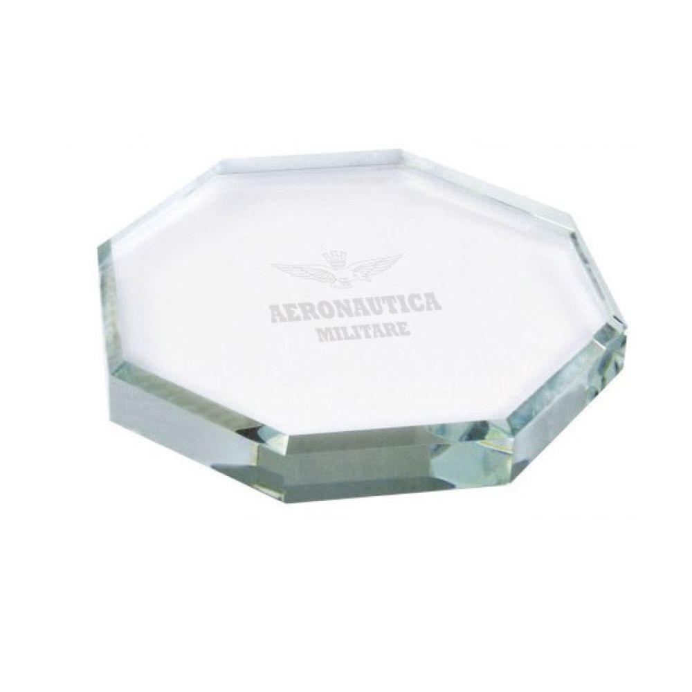 CRISTALLO FERMACARTE OTTOGONALE