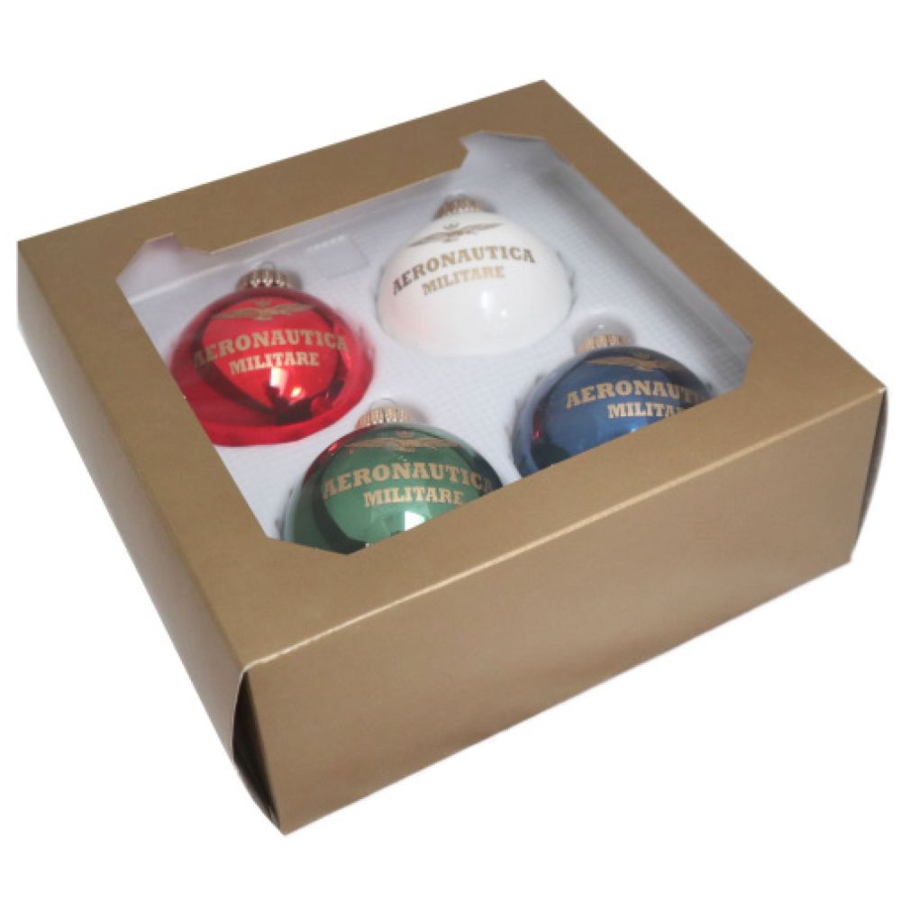 SET PALLINE IN VETRO DIAMETRO 65 MM A.M.