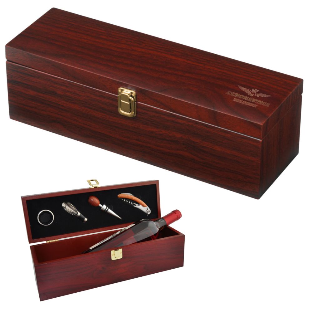SET VINO PER 1 BOTTIGLIA + ACCESSORI (NON INCLUSA) A.M.