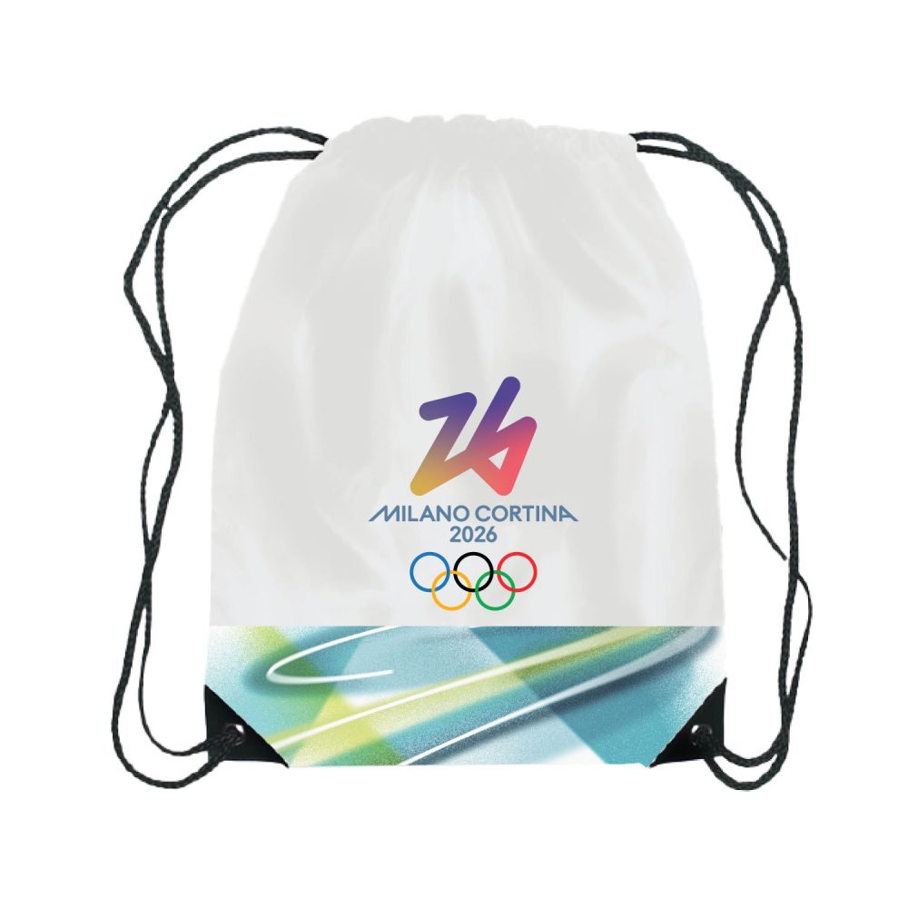 MILANO CORTINA 26 OLYMPIC LOGO DRAWSTRING BP2 457MM X 355MM