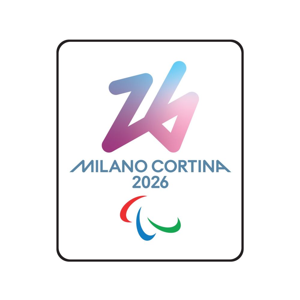MILANO CORTINA 26 PARALYMPIC LOGO MAGNET 36MM X 45MM