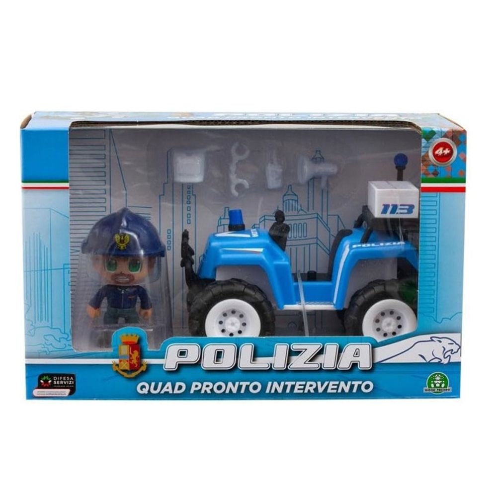 QUAD CON PERSONAGGIO POLIZIA