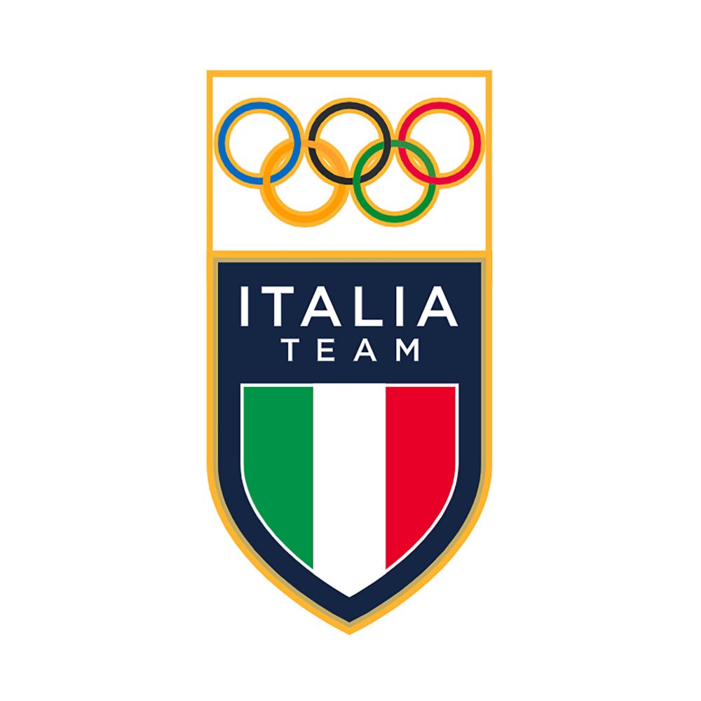 ITALIA TEAM COLORED OLYMPIC RINGS PIN