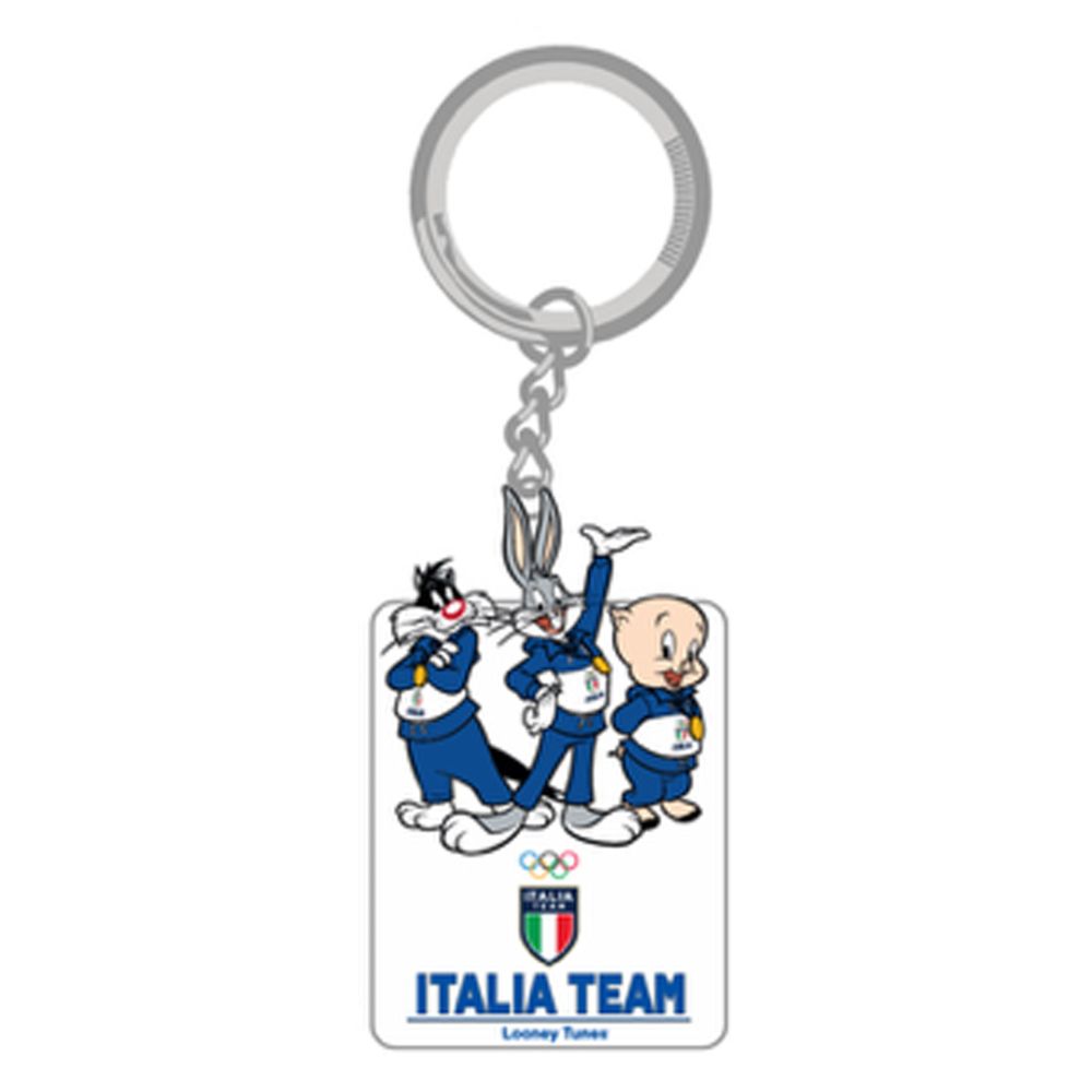 LT MC26 ITALIA TEAM BUGS PORKY SYLVESTER KEYCHAIN