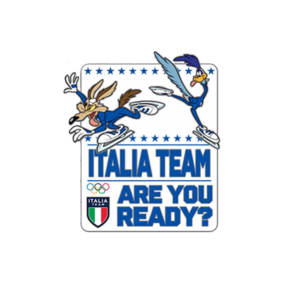 LT MC26 ITALIA TEAM ARE YOU READY? WILE ROADRUNNER LAPEL PIN