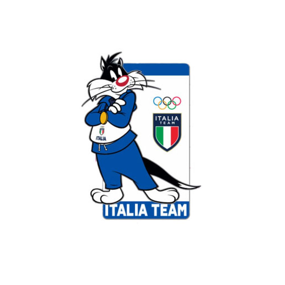 LT MC26 ITALIA TEAM SYLVESTER MEDAL LAPEL PIN