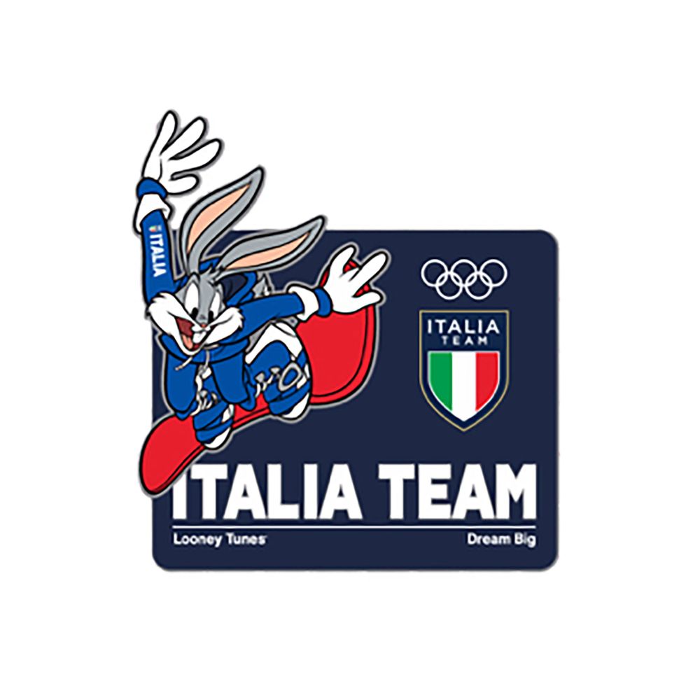 LT MC26 ITALIA TEAM BUGS SNOWBOARDERNAVY LAPEL PIN