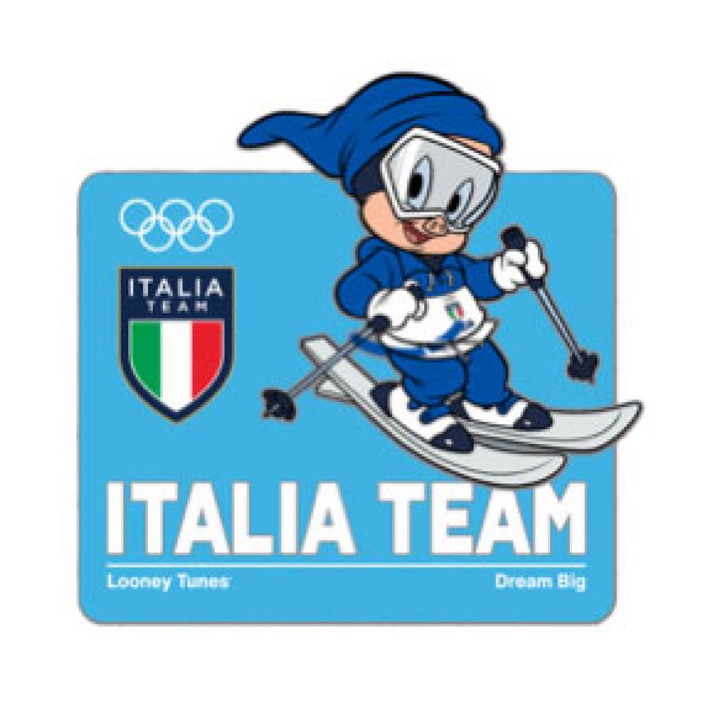 LT MC26 ITALIA TEAM PORKY SKIER APEL PIN