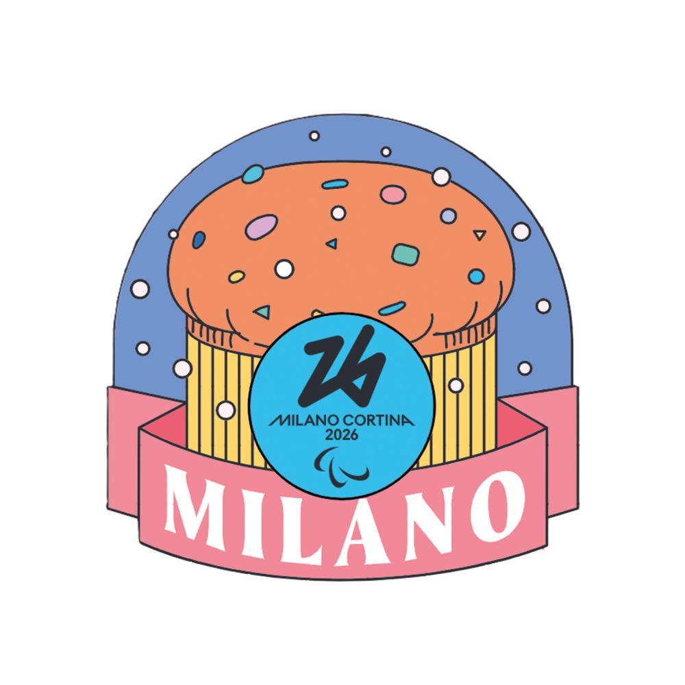 MC26 MILANO PANETONE PARALYMPIC PIN