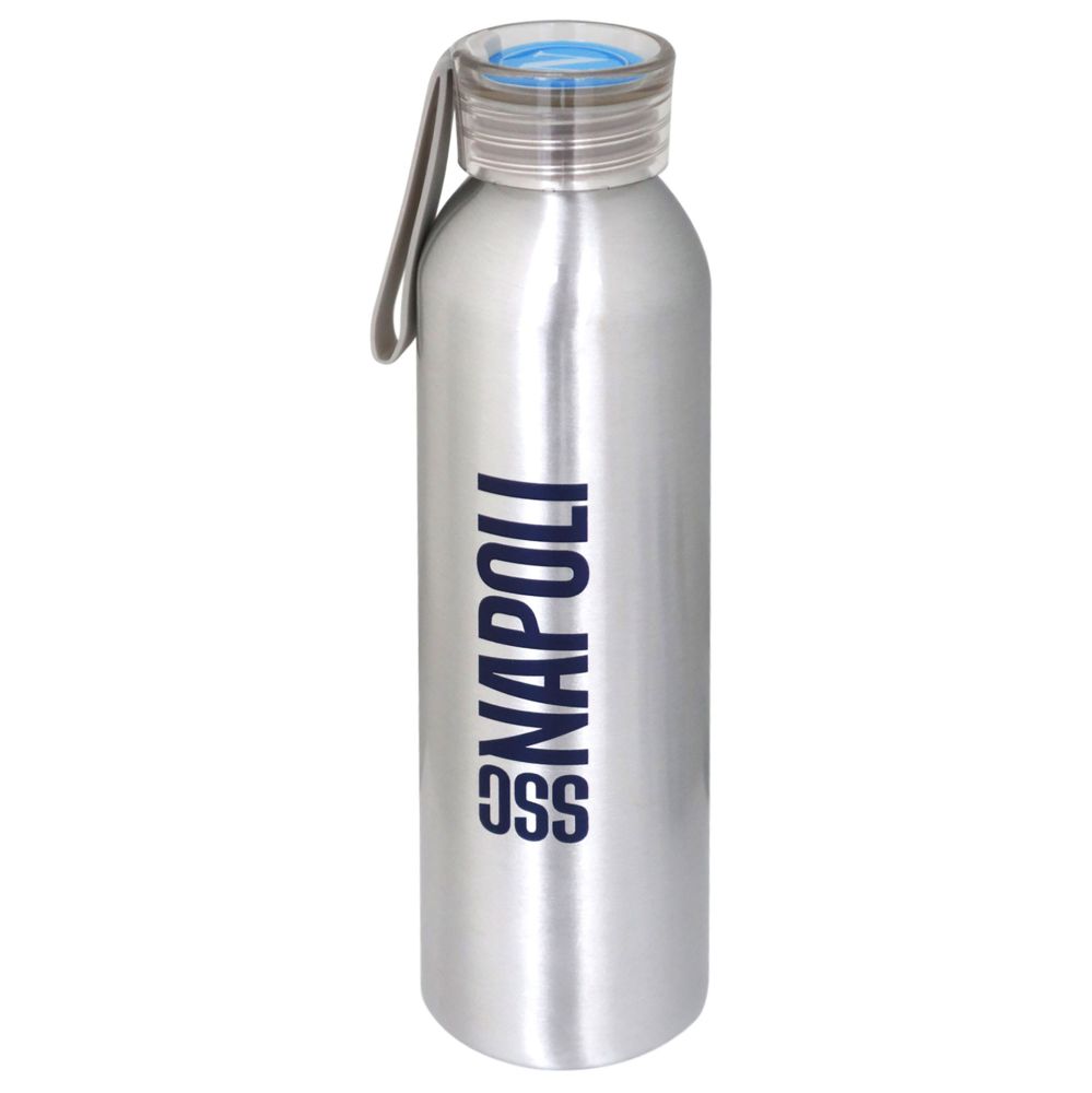 BORRACCIA IN ALLUMINIO 650 ML SCRITTA SSC NAPOLI BLU E DOMOTAK