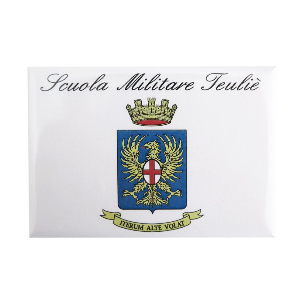 MAGNETE METALLO STAMPATO SCUOLA MILITARE TEULIE' E.I.