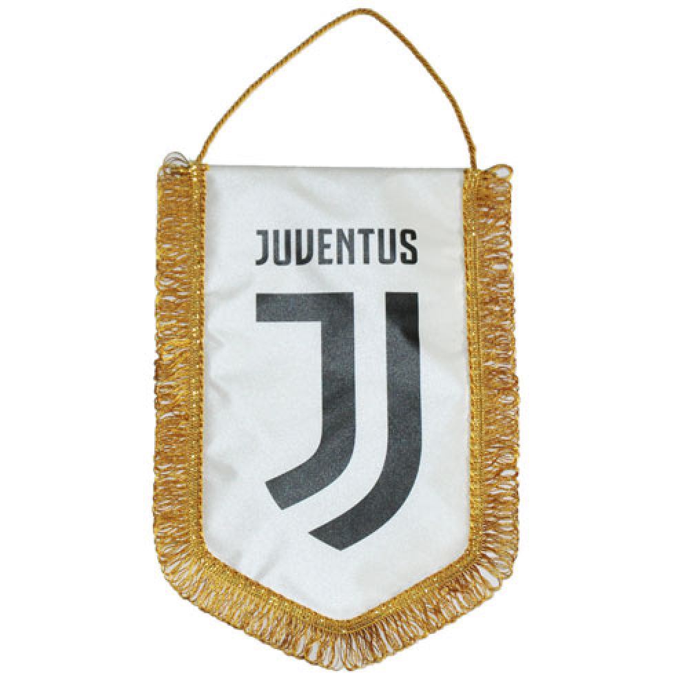 GAGLIARDETTO PENTAGONALE 20X28 CM LOGO UFFICIALE JUVENTUS
