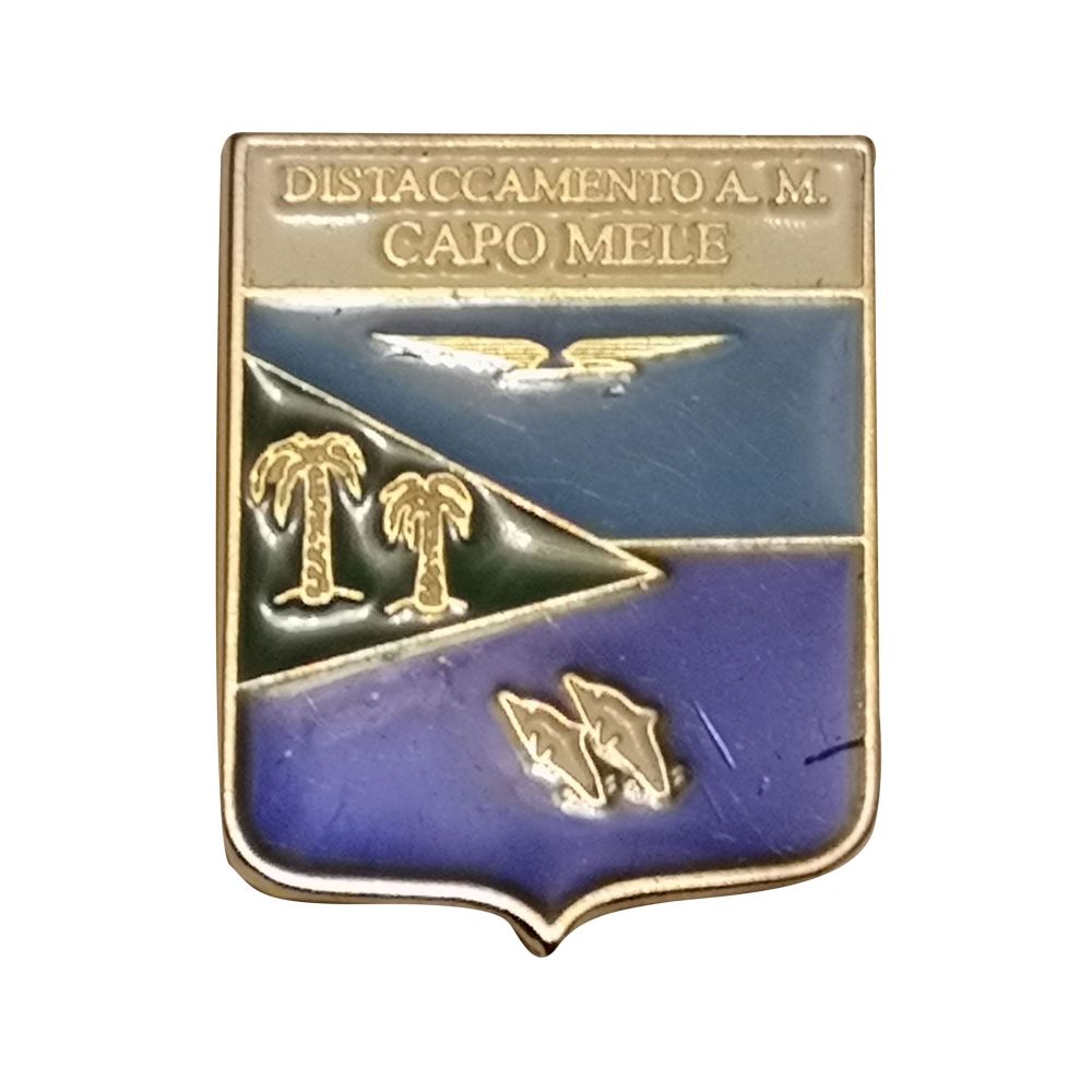 DISTINTIVO DA CAMICIA 24X30MM IN METALLO DISTACCAMENTO AM CAPO MELE