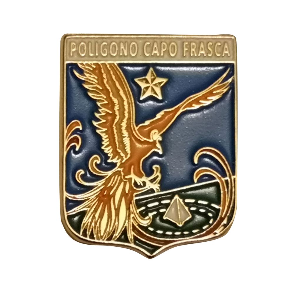 DISTINTIVO DA CAMICIA 24X32MM IN METALLO POLIGONO CAPO FRASCA