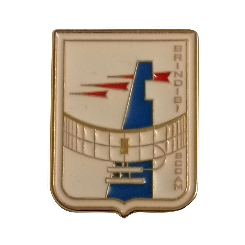 DISTINTIVO DA CAMICIA 25X35MM IN METALLO SCCAM BRINDISI