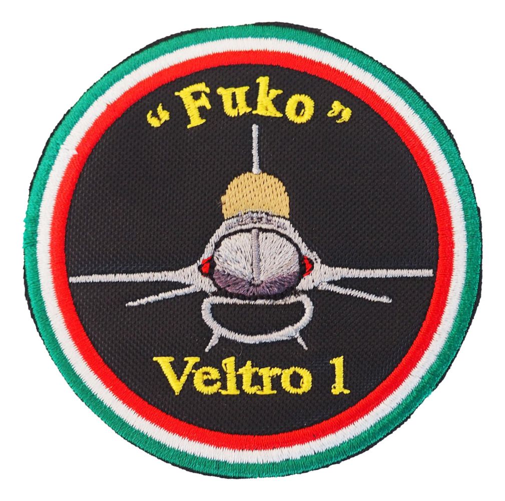 PATCH DISTINTIVO RICAMATA DA CUCIRE Dia 80 MM 936 FUKO VELTRO 1