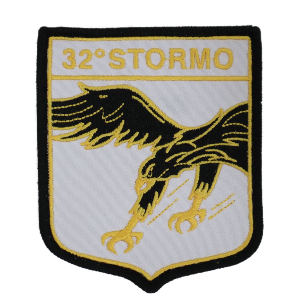 PATCH DISTINTIVO RICAMATO CON VELCRO 75X95 MM 32 STORMO