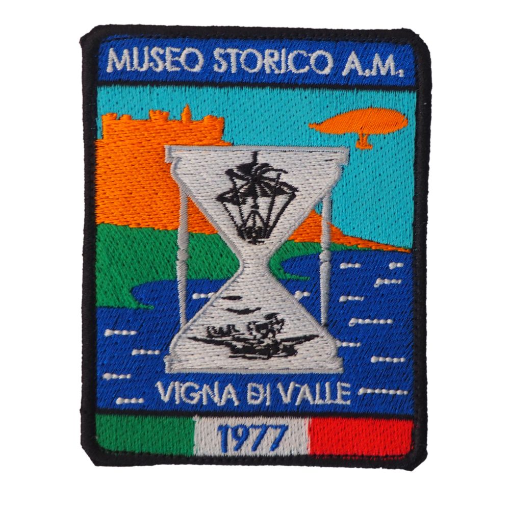 PATCH DISTINTIVO RICAMATO CON VELCRO 70X90 MM MUSEO STORICO AM VIGNA DI