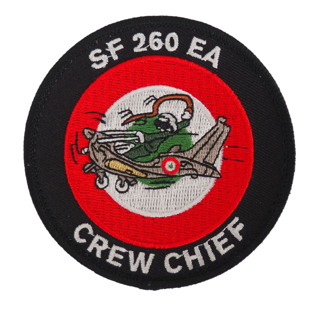 PATCH DISTINTIVO RICAMATO CON VELCRO Dia 90 MM SF260 EA CREW CHIEF