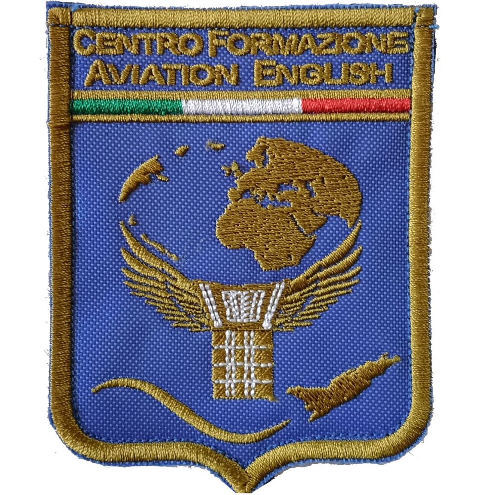 PATCH DISTINTIVO RICAMATO CON VELCRO 70X90 MM CENFORAVEN