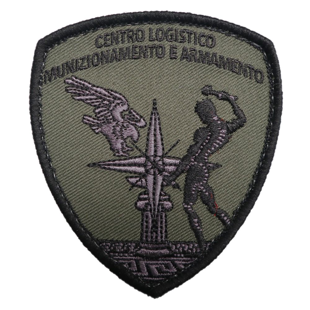 PATCH DISTINTIVO BASSA VISIBILITA RICAMATO CON VELCRO 8X7 CM CE.LO.MA.