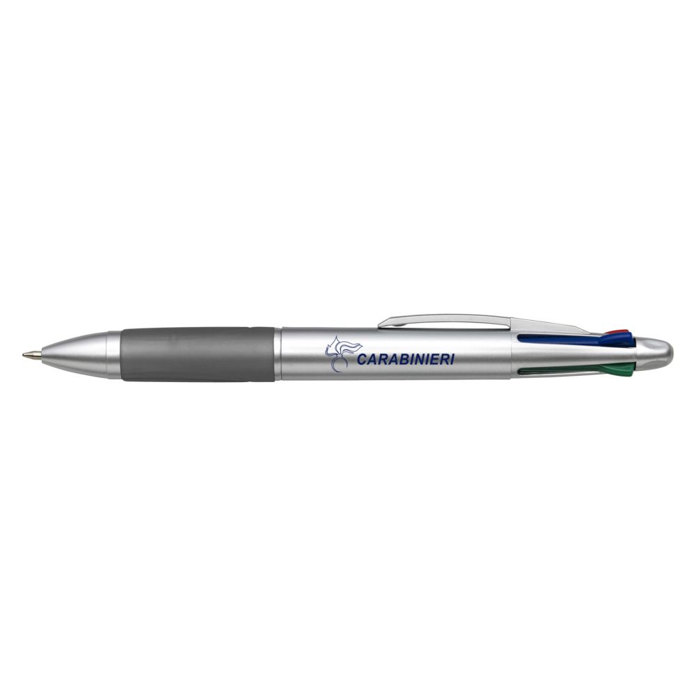 PENNA A SFERA IN PLASTICA 4 COLORI LOGO CC