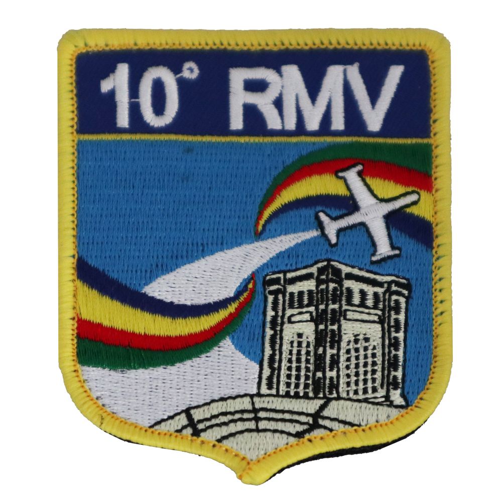 PATCH DISTINTIVO ALTA VISIBILITA RICAMATA CON VELCRO 90X70 MM 10 RMV