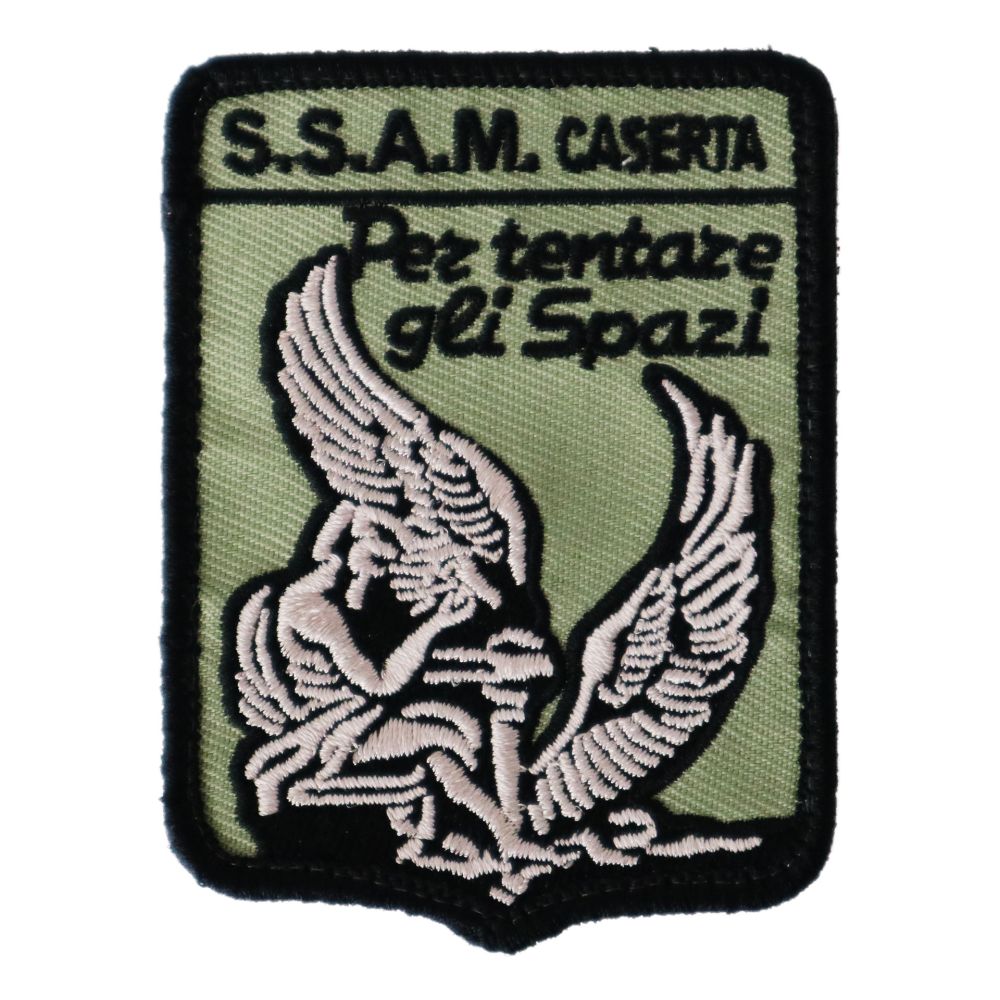 PATCH DISTINTIVO RICAMATO CON VELCRO 80X60 MM SSAM BASSA VISIBILITA
