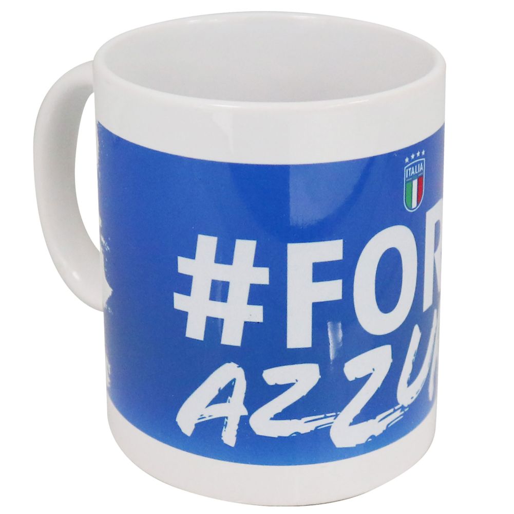 MUG IN CERAMICA FIGCINTERNO BIANCO STAMPA FORZA AZZURRI