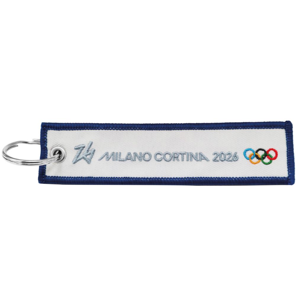 PORTACHIAVI RICAMATO - Olimpiadi Milano Cortina 2026