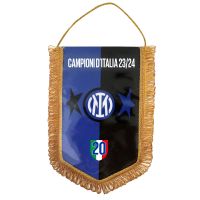 GAGLIARDETTO PENTAGONALE CM 28X20 CAMPIONI D'ITALIA