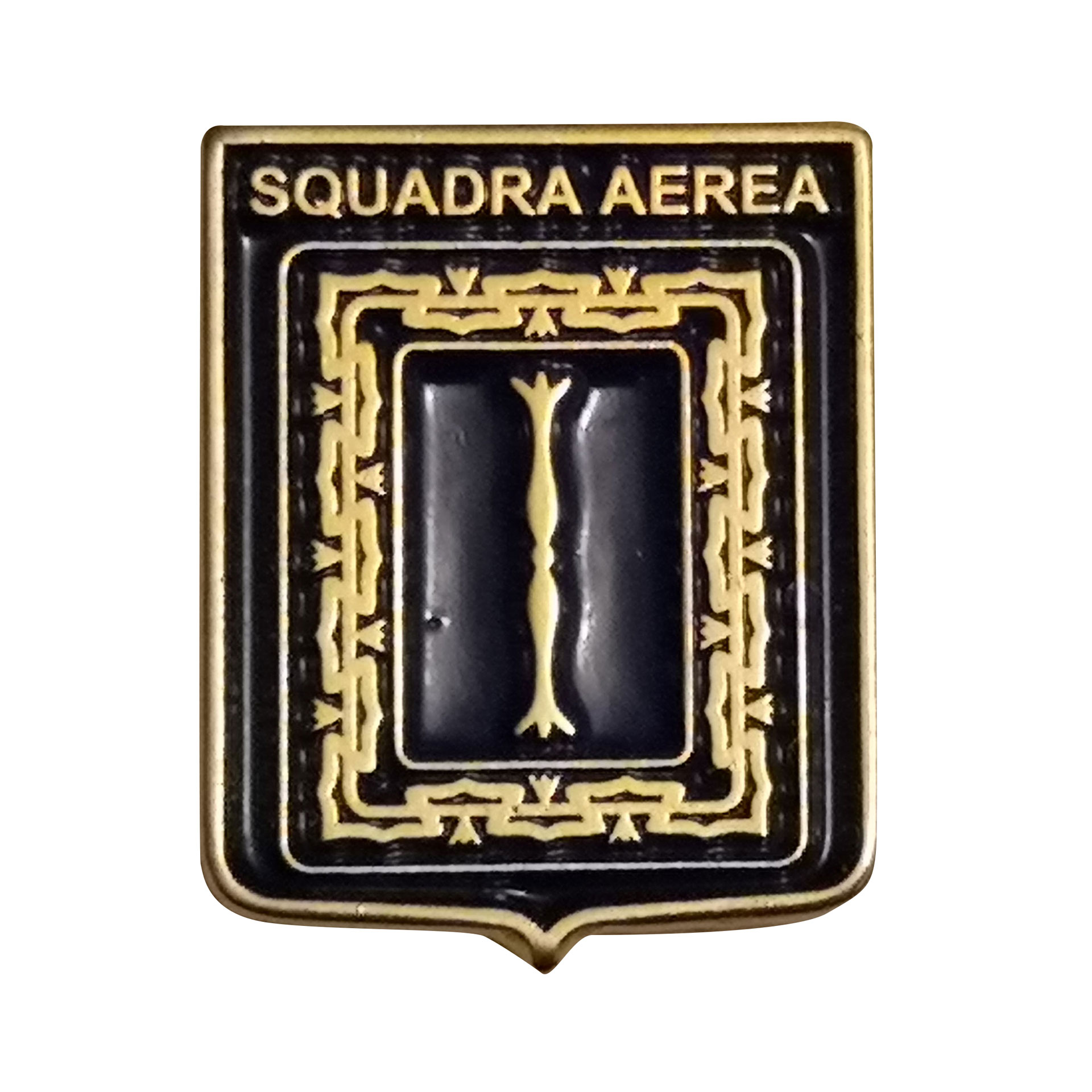 DISTINTIVO DA CAMICIA 25X32MM IN METALLO SQUADRA AEREA
