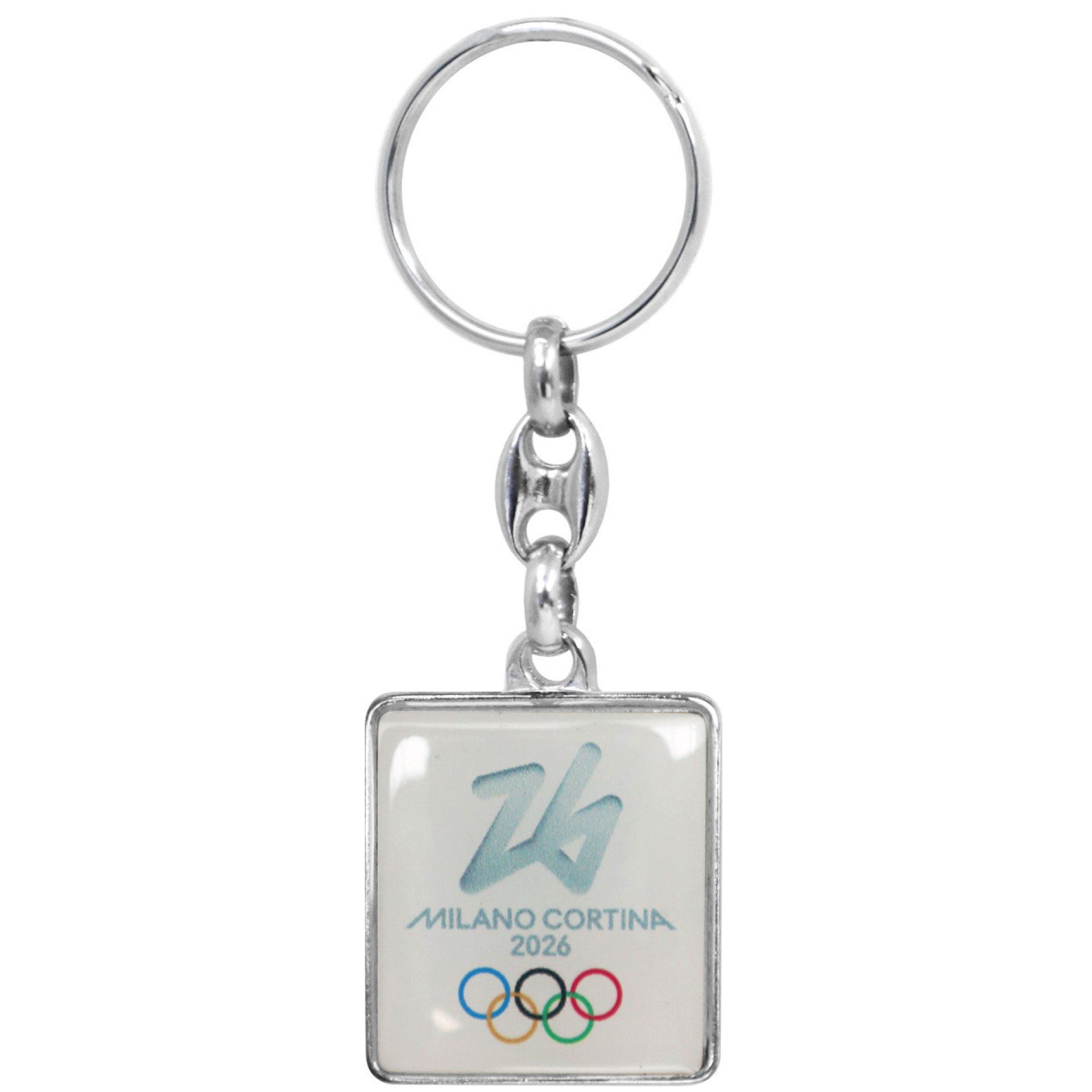 PORTACHIAVI METALLO STAMPATO - Olimpiadi Milano Cortina 2026